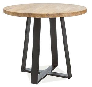 Zondo Blagovaonski stol Victor (hrast + crna) (za 4 osobe). 1050942