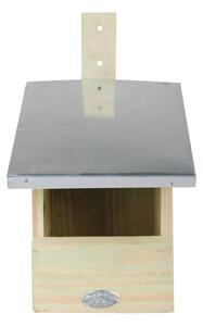 Kućica za ptice muharice od borovine Esschert Design, visina 33,3 cm