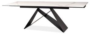 Zondo Blagovaonski stol na razvlačenje 160-240 cm Wallace (crna) (za 6 do 8 osoba). 1050962