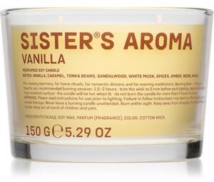 Sister's Aroma Candle Vanilla mirisna svijeća 150 g