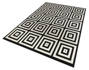 Crno-sivi tepih Hanse Home Duola, 70 x 140 cm