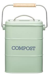 Zelena kanta za kompostabilni otpad Kitchen Craft Living Nostalgia, 3 l