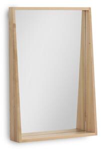 Zidno zrcalo od drveta breze Geese Pure, 65 x 45 cm