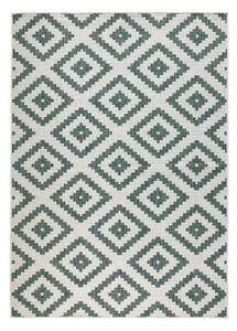 Zeleno-krem vanjski tepih NORTHRUGS Malta, 120 x 170 cm
