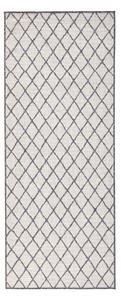 Sivo-krem vanjski tepih NORTHRUGS Malaga, 80 x 250 cm