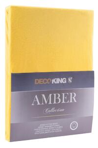 Žuta platha DecoKing Amber Collection, 80/90 x 200 cm