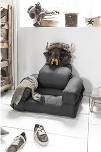 Dječja fotelja na razvlačenje Karup Design Mini Hippo Grey