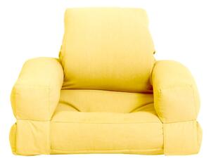 Dječja fotelja na razvlačenje Karup Design Mini Hippo Yellow