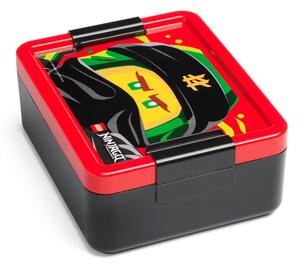 Crna kutija za užinu s crvenim poklopcem LEGO® Ninjago