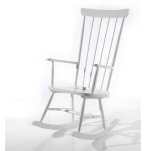 Bijela stolica za ljuljanje Vipack Rocky