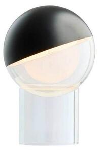 FRANDSEN LED punjiva stolna lampa Pila, crna, 20 cm, prigušljiva, prigušiva, Crno, Dnevni boravak/blagovaonica, Plastika