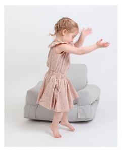 Tamnosiva dječja rasklopna fotelja Karup Design Mini Hippo