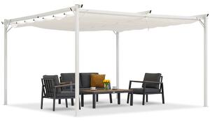 Bijela terasa pergola La Palma 4x4m Garden Point