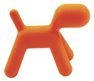 Narančasta dječja stolica u obliku psa Magis Puppy, visina 34,5 cm