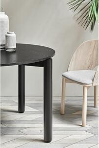 Crni okrugli blagovaonski stol Teulat Atlas, ø 120 cm