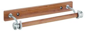 Držač ručnika od metala i bambusa iDesign Formbu, 38,5 cm