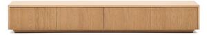 TV komoda u dekoru hrasta u prirodnoj boji 200x30x40 cm Helvine – Kave Home