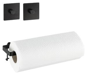 Crni držač za kuhinjske ručnike Wenko Turbo-Loc® Gala širine 30,6 cm