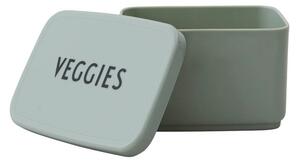 Svijetlozelena kutija za grickalice Design Letters Veggies, 8,2 x 6,8 cm