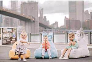 Senf žuta dječja vreća za sjedenje The Brooklyn Kids Hippo
