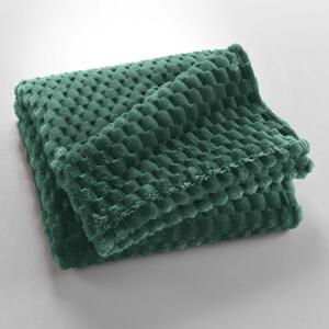 Zelena deka od mikroflanela 125x150 cm Mini Frosty – douceur d'intérieur