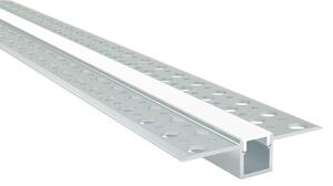LED profil ugradbeni (D x Š x V: 2.000 x 53 x 13,8 mm, Aluminij)