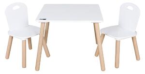 FREEON stol athena sa dvije stolice white