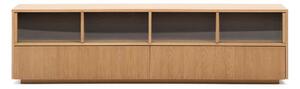 TV komoda u dekoru hrasta u prirodnoj boji 200x54x40 cm Helvine – Kave Home