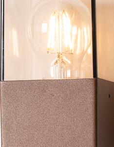Pametna vanjska zidna svjetiljka hrđasto smeđa IP44 uključujući WiFi P45 - Danska