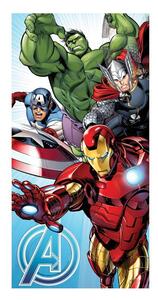 Pamučan dječji ručnik 70x140 cm Avengers "Light Blue" – Jerry Fabrics