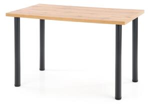 Zondo Blagovaonski stol Maxom (hrast wotan + crna) (za 4 osobe). 1028084