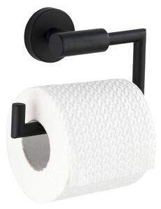 Mat crni zidni držač toaletnog papira od nehrđajućeg čelika Bosio – Wenko