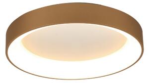 LED stropna svjetiljka Niseko II CCT daljinski upravljač Ø38cm zlatna