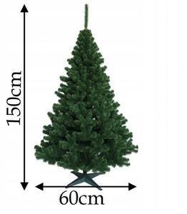 Klasična debela umjetna božićna jelka 150 cm