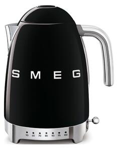 Crno kuhalo za vodu od nehrđajućeg čelika 1,7 l Retro Style – SMEG