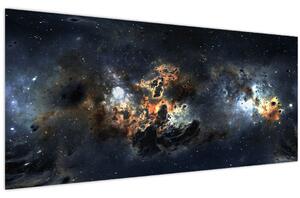 Slika - Svemir s maglicom (120x50 cm)