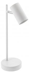 Bijela stolna lampa s metalnim sjenilom (visina 35 cm) Veneto – GTV