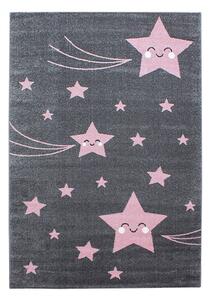 Ružičasti/sivi dječji tepih 80x150 cm Kids – Ayyildiz Carpets