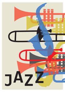 Umjetnički plakat Music festival., Dmitry Fisher, (30 x 40 cm)