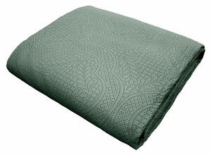 Zeleni set prekrivača i jastučnice od mikrovlakana 220x240 cm Romane – douceur d'intérieur