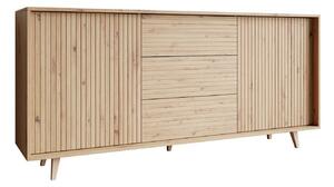 Komoda Comfivo L107Artisan hrast, S ladicama i vratima, 84x180x40cm