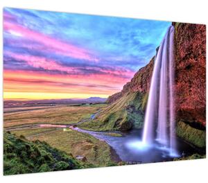 Slika - Vodopad Seljalandsfoss (90x60 cm)