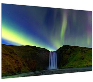 Slika - Aurora Borealis na Islandu (90x60 cm)