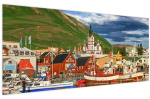 Slika - Húsavík (120x50 cm)