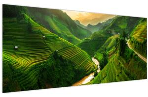 Slika - Mu Cang Chai rižine terase (120x50 cm)