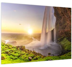Slika - Seljalandsfoss iza špilje (70x50 cm)