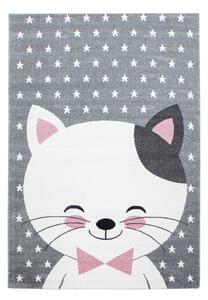 Ružičasti/sivi dječji tepih 80x150 cm Kids – Ayyildiz Carpets