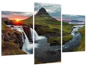 Slika - Kirkjufell na zalasku sunca (90x60 cm)