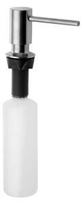 Plastičan dozator sapuna u mat srebrnoj boji 350 ml – Sapho