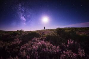 Fotografija Touching the Moon and the Milky Way, Carlos Fernandez